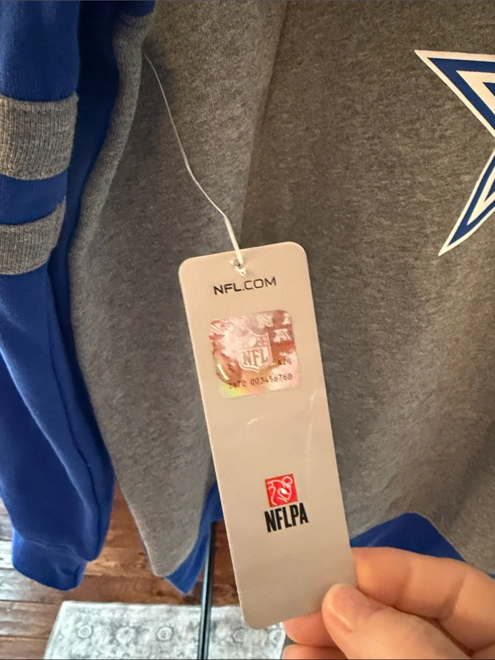 NWT NFL Dallas Cowboys NFL All Over Crew 2.0 Sz Lg
